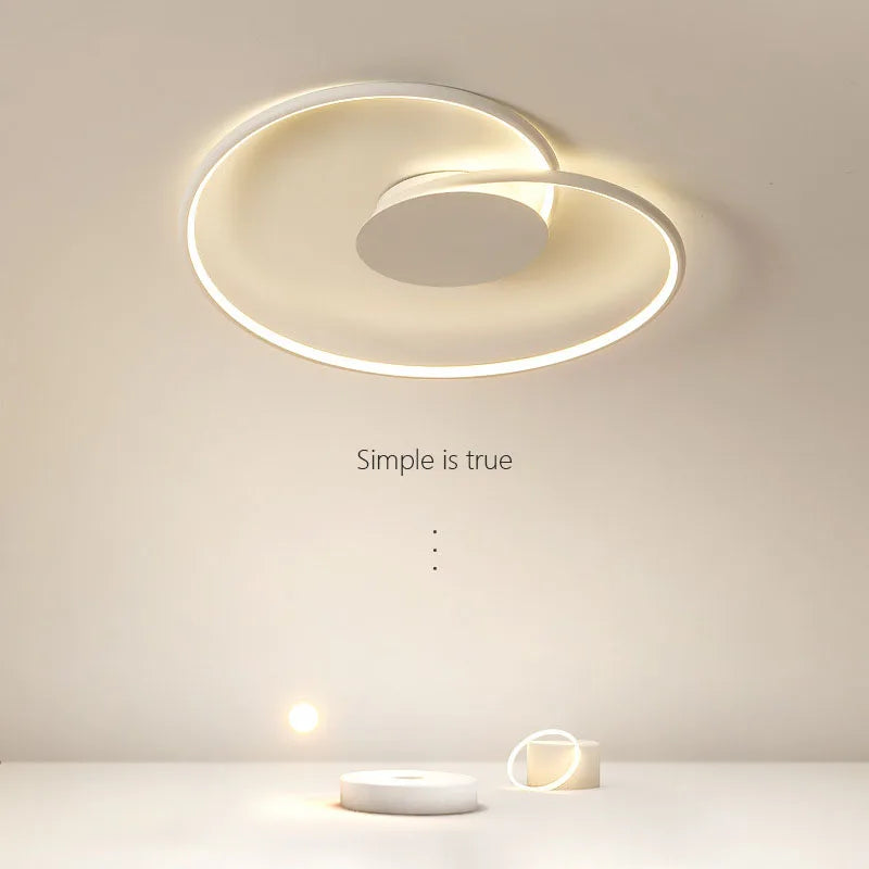 Afralia™ Modern Artistic LED Ceiling Lamp: Illuminate Your Living Spaces with Creativity