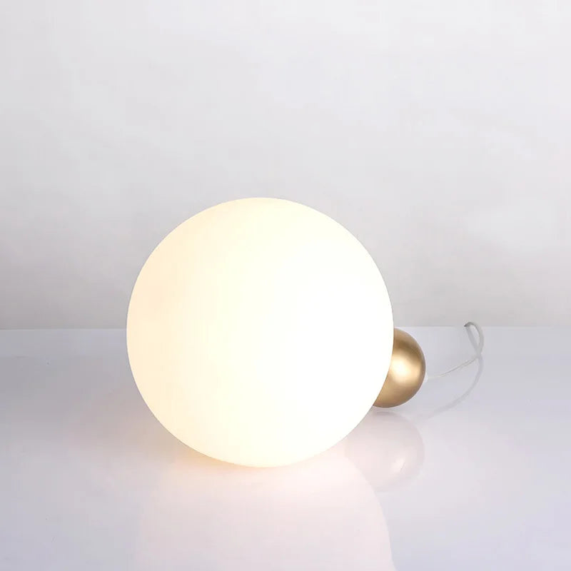 Afralia™ Glass Desk Lamp: Sleek Nordic Design, Ideal for Bedroom, Living Room, e27