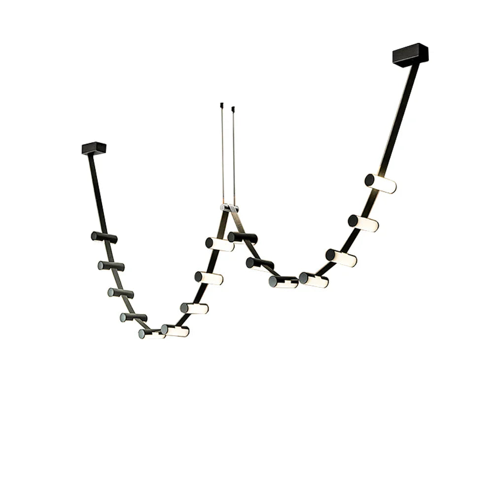 Afralia™ Black Leather Pendant Light for Dining Room Home Decor