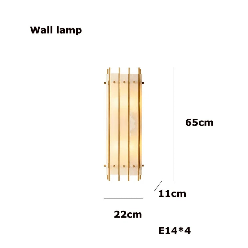 Afralia™ Marble LED Chandelier Ceiling Light Dimmable Fixture for Living Room
