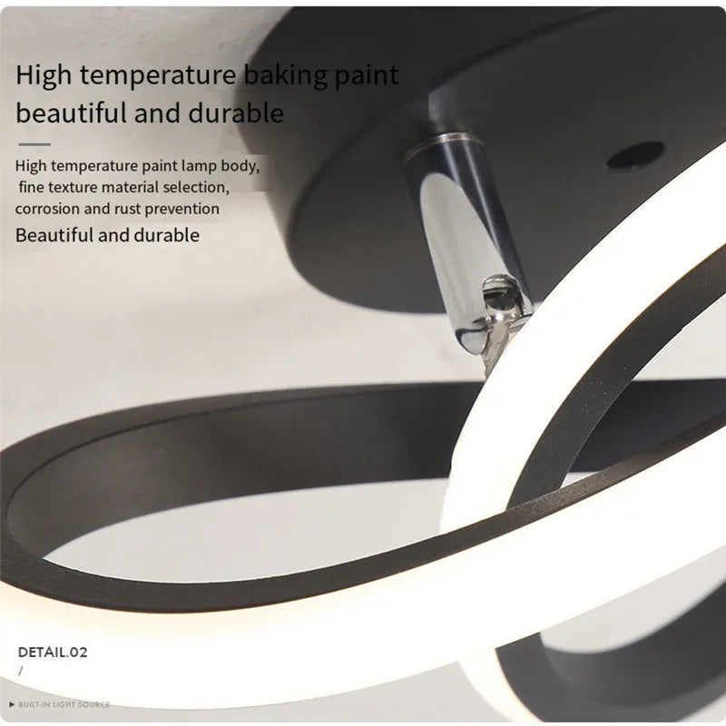 Afralia™ LED Ceiling Lights: Modern Home Lighting for Bedroom Living Room Corridor Balcony