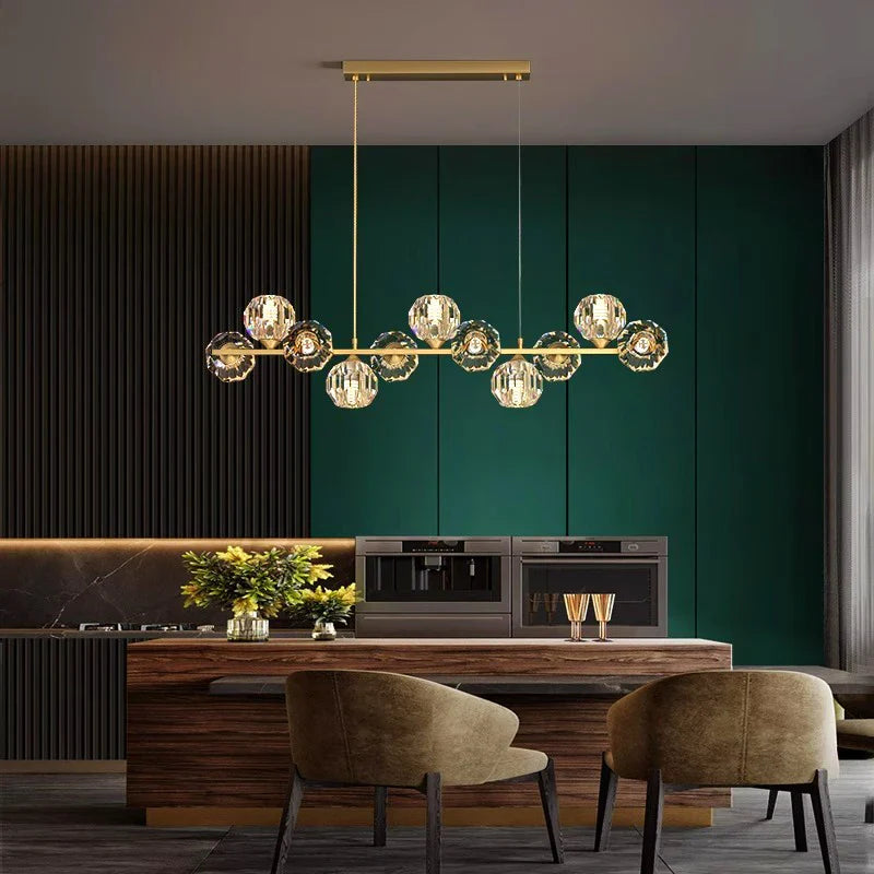 Afralia™ Nordic Dining Room Pendant Lamp Ceiling Chandelier for Indoor Living Room Lighting