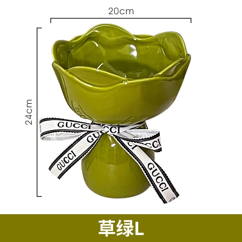 Afralia™ Floral Accessories Vase Bouquet Terrarium Home Decoration Pot Bouquet