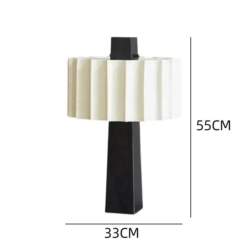 Afralia™ Minimalist Black Table Lamp for Living Room, Bedroom, Study