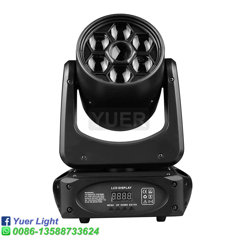 Afralia™ Mini 150W LED Bee Eye Moving Head Beam Lights for Celebration Disco DJ Bar