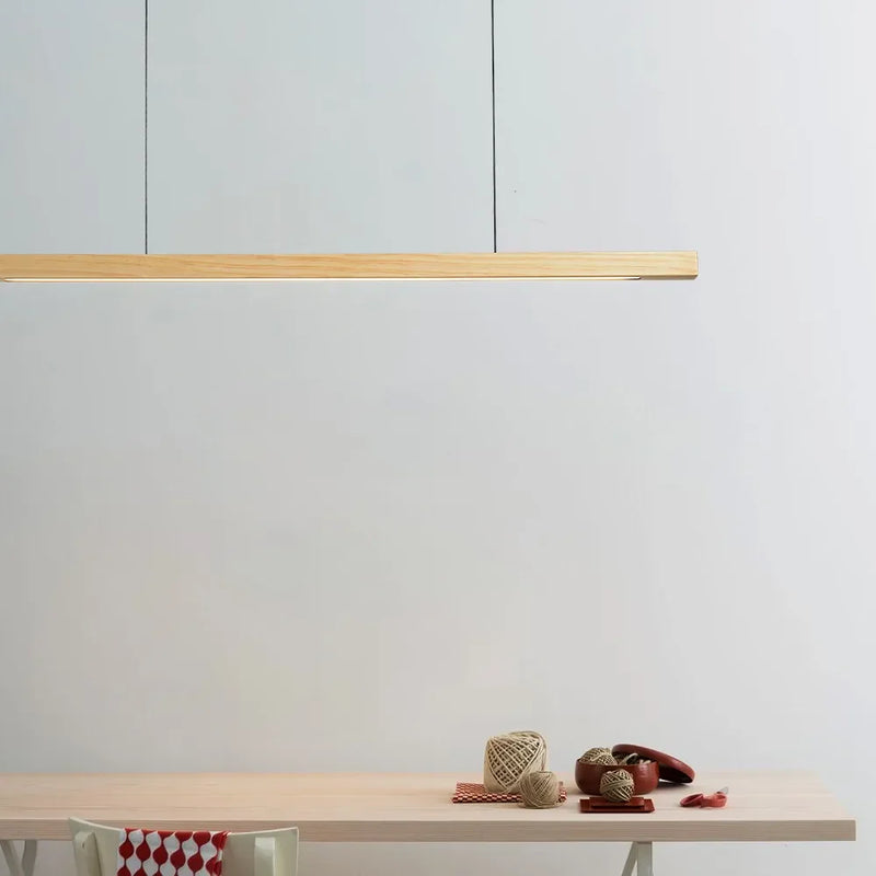 Afralia™ Linear LED Pendant Lights: Modern Kitchen Island Dining Room Lighting