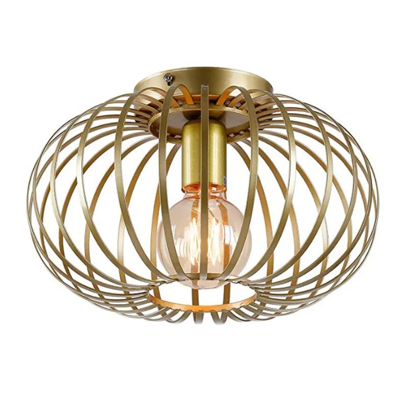 Afralia™ Iron Art Ceiling Light for Living Room Bedroom Hallway Kitchen Balcony