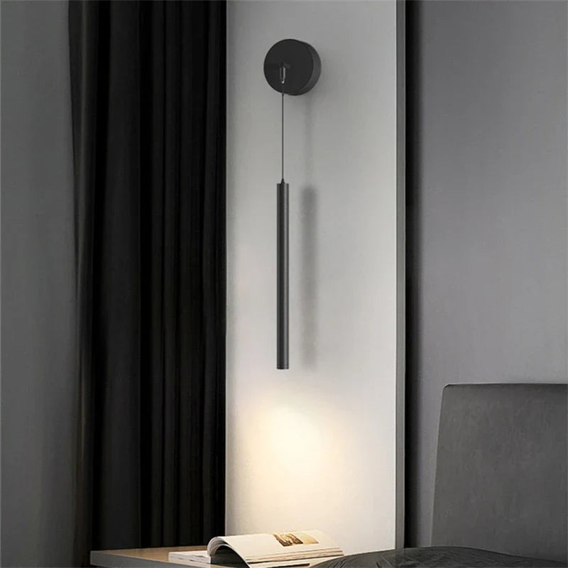 Afralia™ LED Wall Lamp Bedroom Modern Simple Living Room Eye-Protection Spot Light