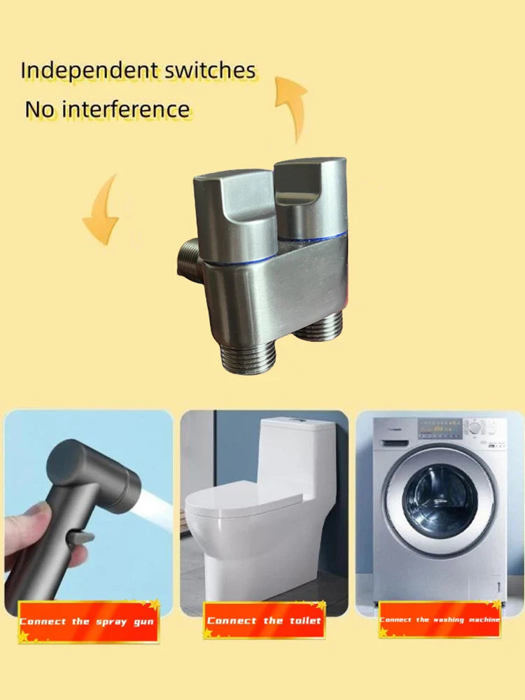 Afralia™ Pressurized Bidet Toilet Sprayer Set for Bathroom, Portable and Hygienic
