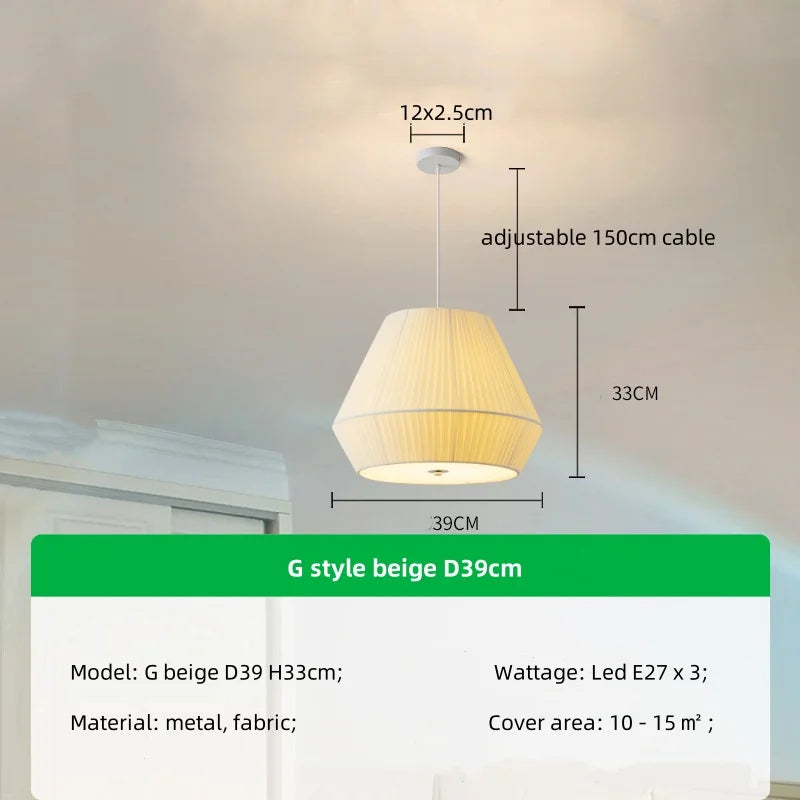 Afralia™ Modern Minimalist E27 LED Pendant Chandelier for Dining Room and Bar