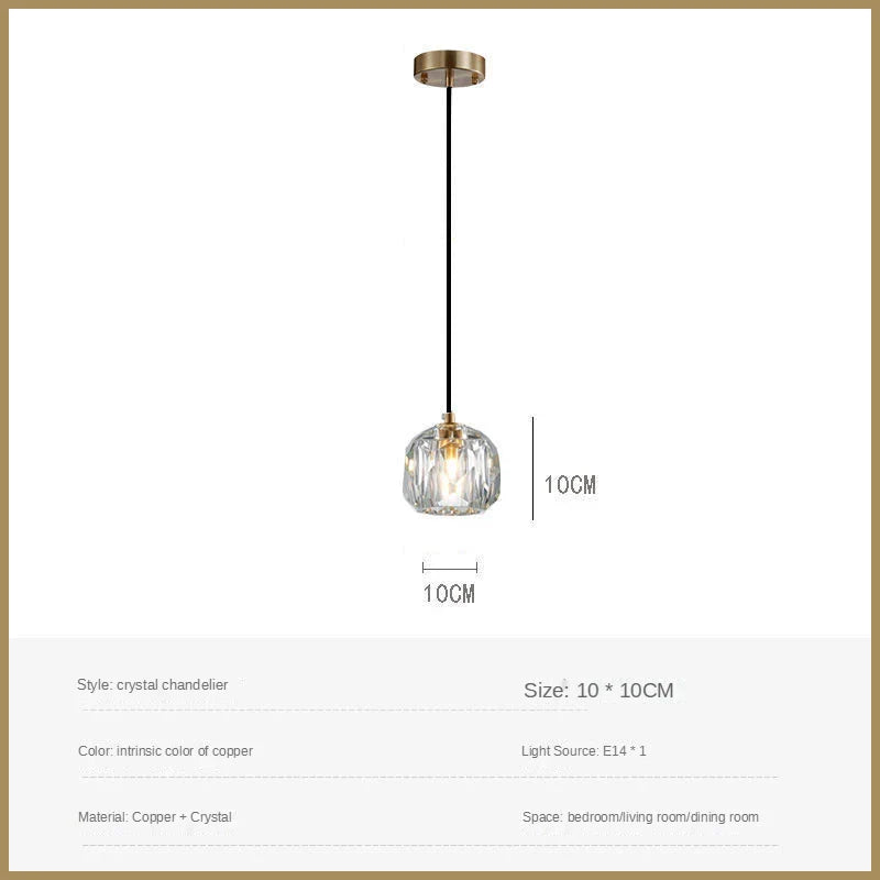 Afralia™ Crystal LED Pendant Lights for Home Decor Lighting