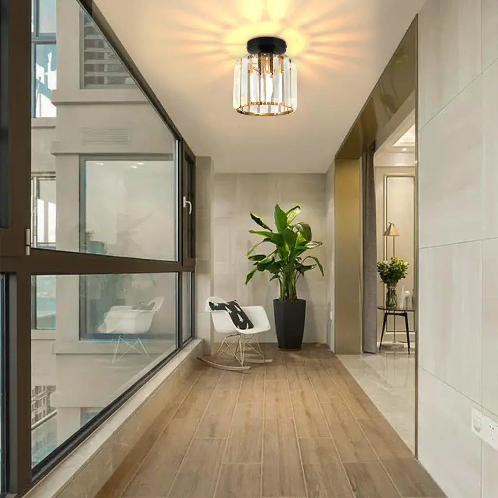 Afralia™ Crystal Pendant Chandelier: Elegant Lighting for Home, Shop, and Cafe