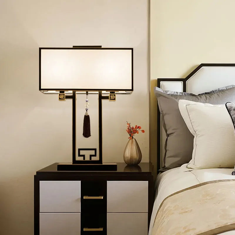 Afralia™ Chinoiserie Style Floor Lamp for Living Room and Bedroom