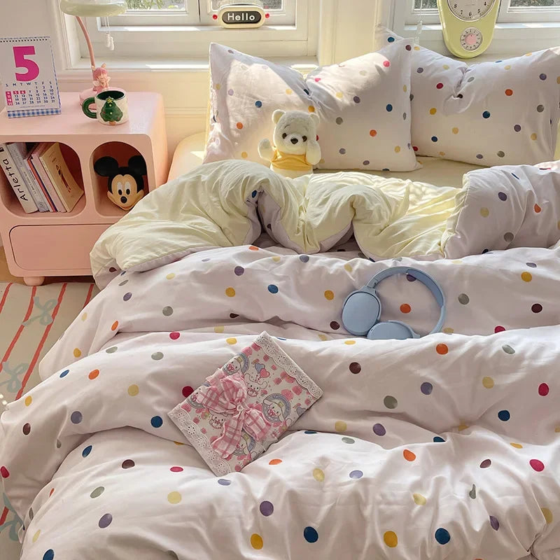 Afralia™ Floral Printed Cotton Quilt Cover Sets - Soft & Breathable Bedclothes