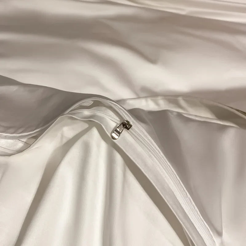 Afralia™ Luxury Embroidery King Size 600TC Egyptian Cotton Bedding Set