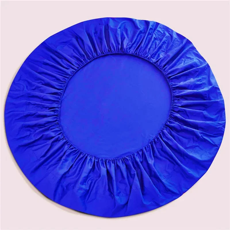 Afralia™ Cotton Round Fitted Bed Sheet Set with Pillowcases