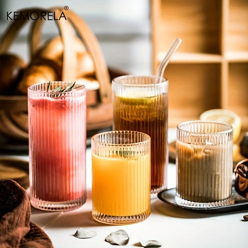 Afralia™ High Borosilicate Glass Cup - Versatile Drinkware for Home