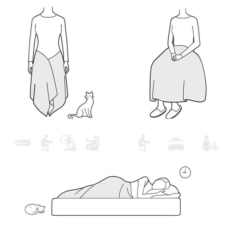 Afralia™ Cozy Flannel Blanket for All Seasons: Double-Sided Velvet Bed Cover, Single Double