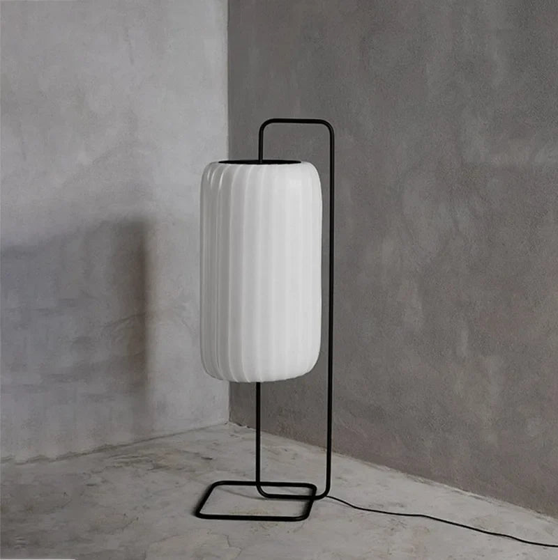 Afralia™ Japanese Style LED Floor Lamp for Living Room Bedroom Tea House
