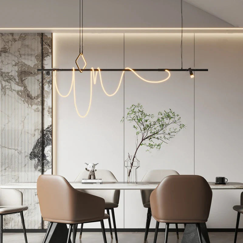 Afralia™ LED Chandelier Lighting for Modern Home Decor - Designer Lustre Hanging Lamps