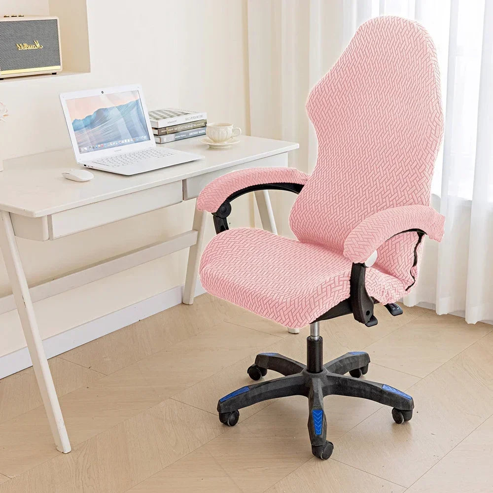 Afralia™ Swivel Armchair Cover: Thick Elastic Fabric, Dustproof Seat for Home & Hotel