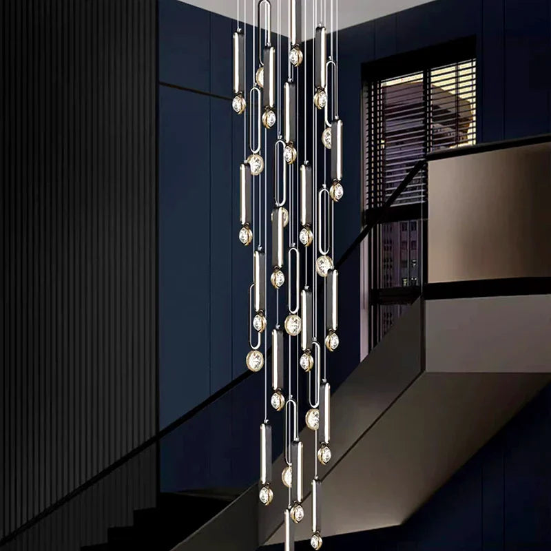 Afralia™ Modern Indoor Pendant Light Chandelier for Living Room Ceiling Lamp