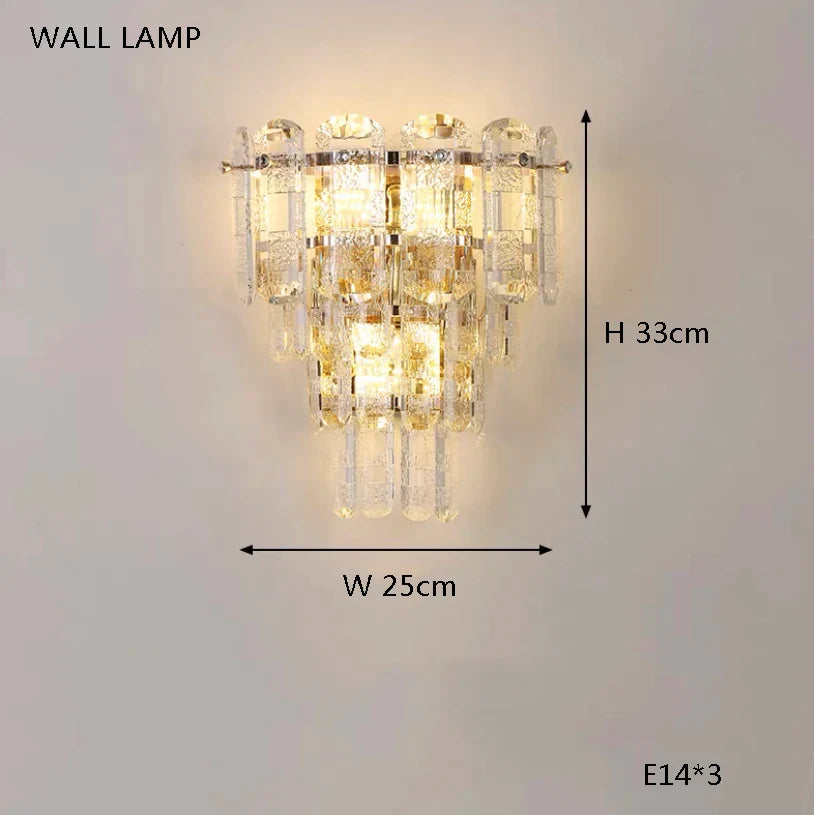 Afralia™ Crystal Round Ceiling Lamp - Nordic Luxury Home Decor Luxe Chandelier
