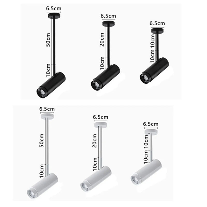 Afralia™ Adjustable Beam Ceiling Spotlight for Store Office Bar Accent Lighting