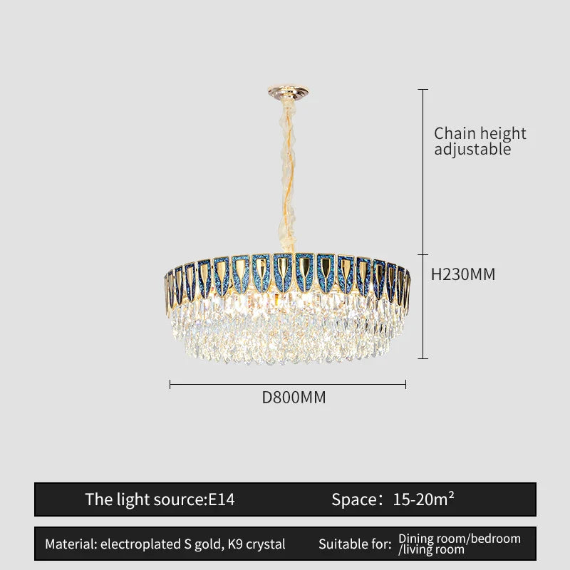 Afralia™ Crystal Chandelier: Modern Luxury Lighting for Home, Hotel, Restaurant