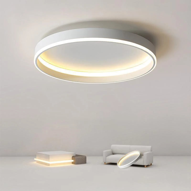 Afralia™ Modern LED Ceiling Light: Minimalist Chandelier for Bedroom, Living, and Dining Rooms