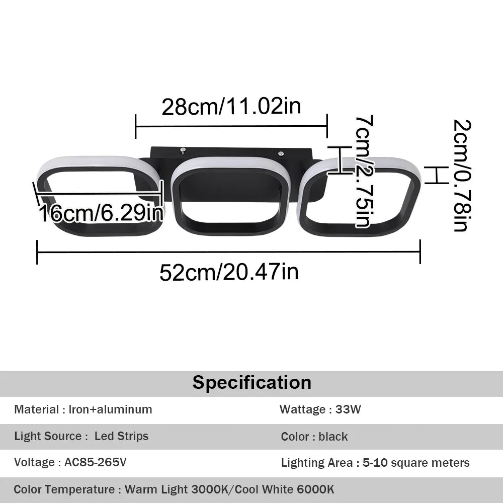 Afralia™ Acrylic LED Ceiling Lamp: Modern Nordic Chandelier for Living Dining Room & Aisle
