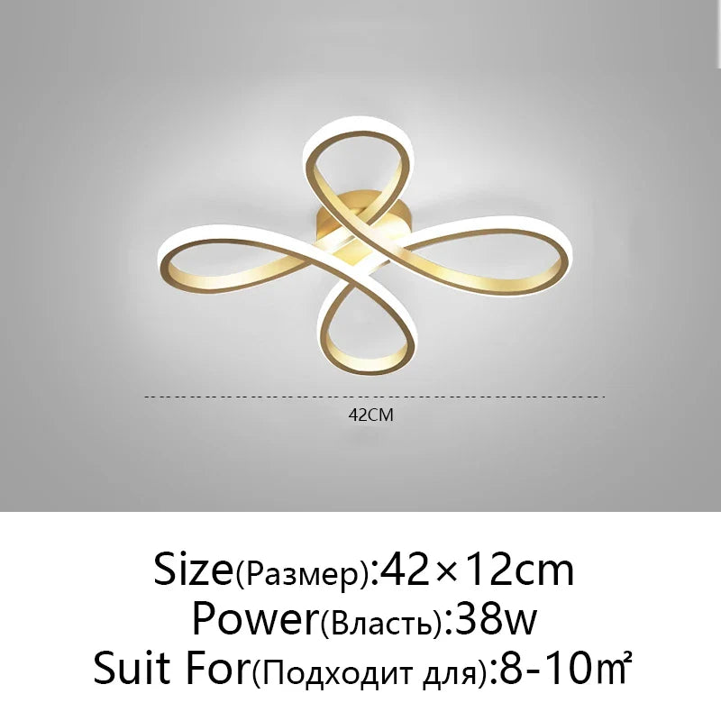 Afralia™ Flower Ceiling Light: Nordic Romantic LED Bedroom, Living Room, Restaurant, Study Light