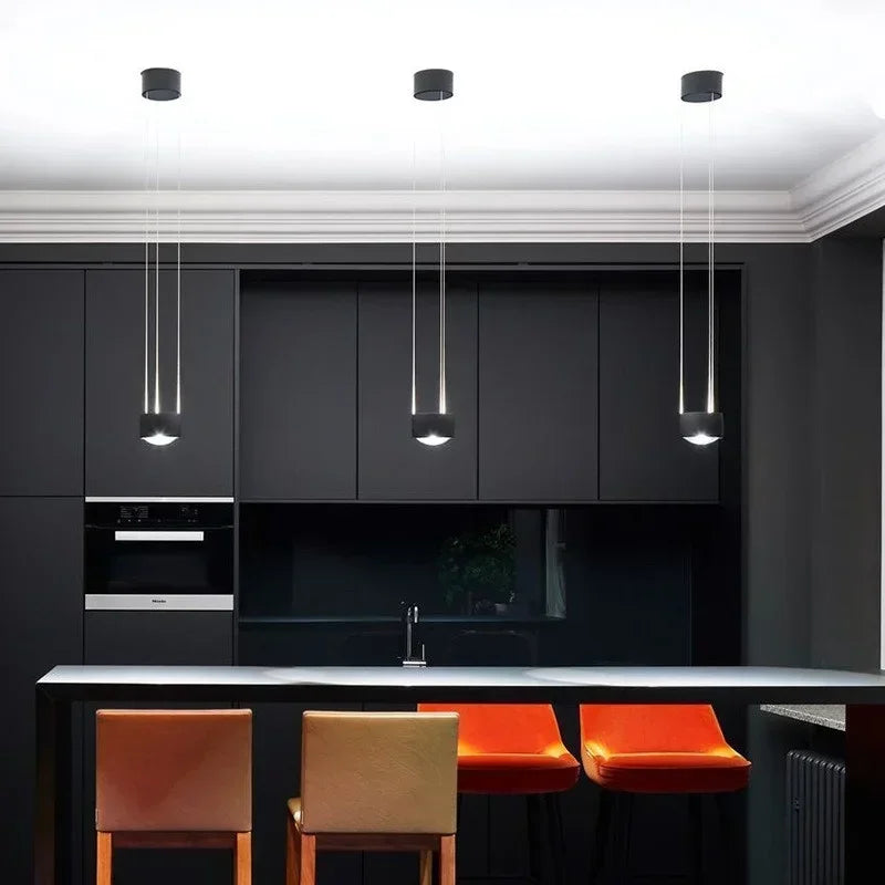 Afralia™ Nordic LED Pendant Light for Kitchen Dining Bar Bedroom Island Table Fixture