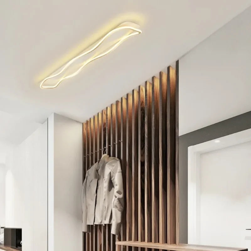Afralia™ Modern LED Ceiling Light for Living Room, Bedroom, Foyer: Nordic Minimalist Design