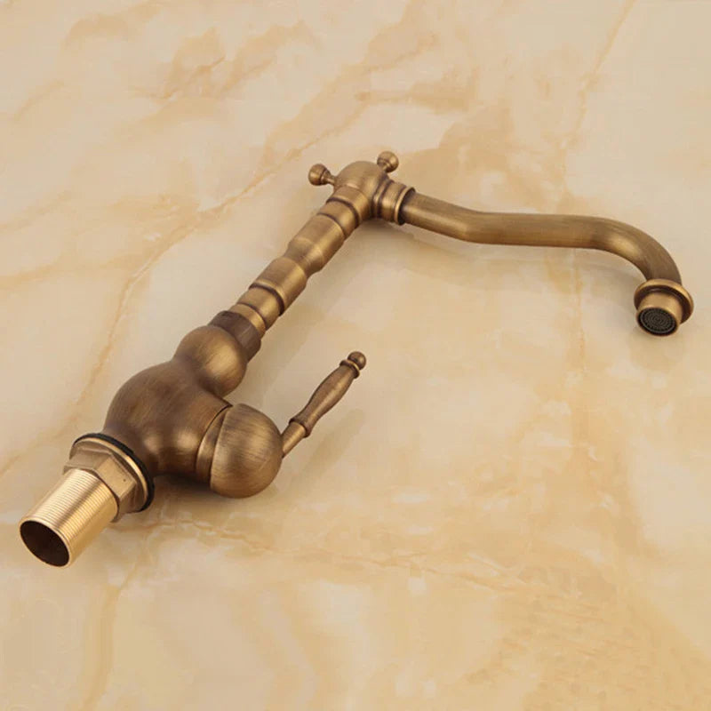 Afralia™ Basin Sink Faucet Brass Bathroom Mixer Tap Water Tap Wash Basin Mixer Taps