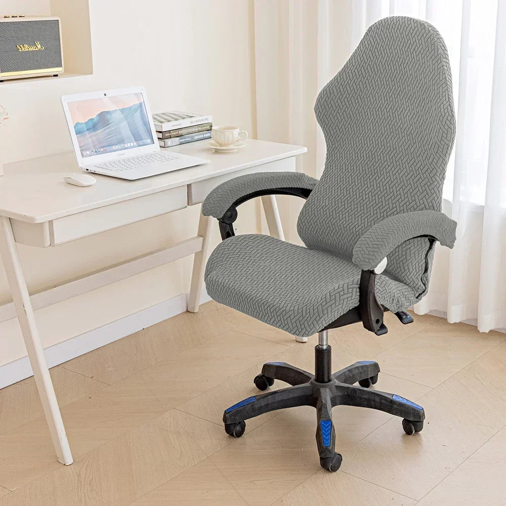 Afralia™ Swivel Armchair Cover: Thick Elastic Fabric, Dustproof Seat for Home & Hotel