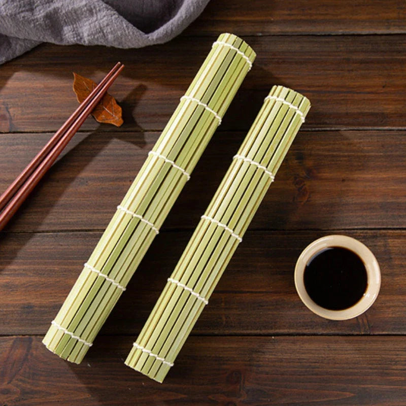 Afralia™ Bamboo Sushi Rolling Mat Set for DIY Onigiri & Japanese Sushi Making