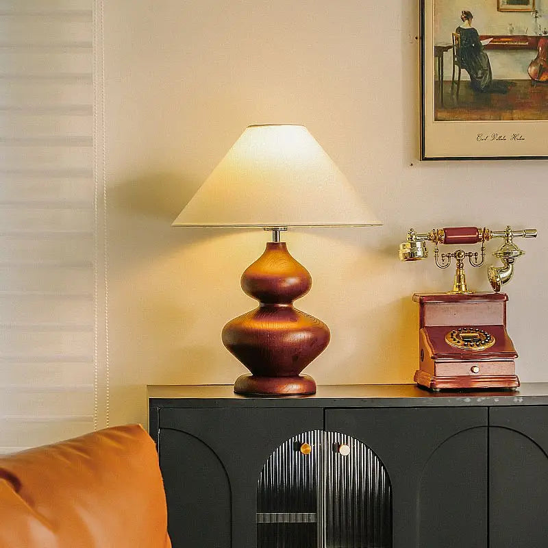 French Retro Medieval Bedside Table Lamp by Afralia™ – Creative Wabi-Sabi Zen Décor