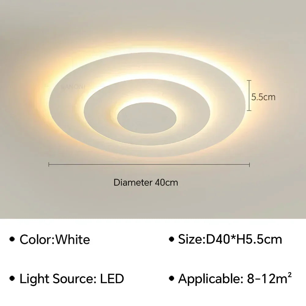 Afralia™ LED Ceiling Chandelier for Living Room Bedroom Decor