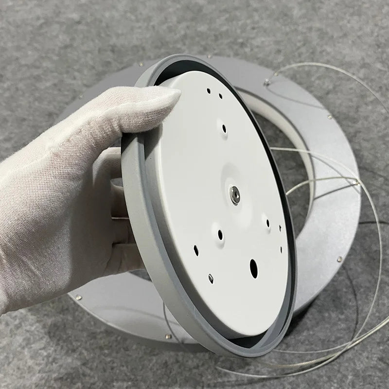 Afralia™ Circle LED Pendant Light Modern Chandeliers for Home Decor and Dining Room