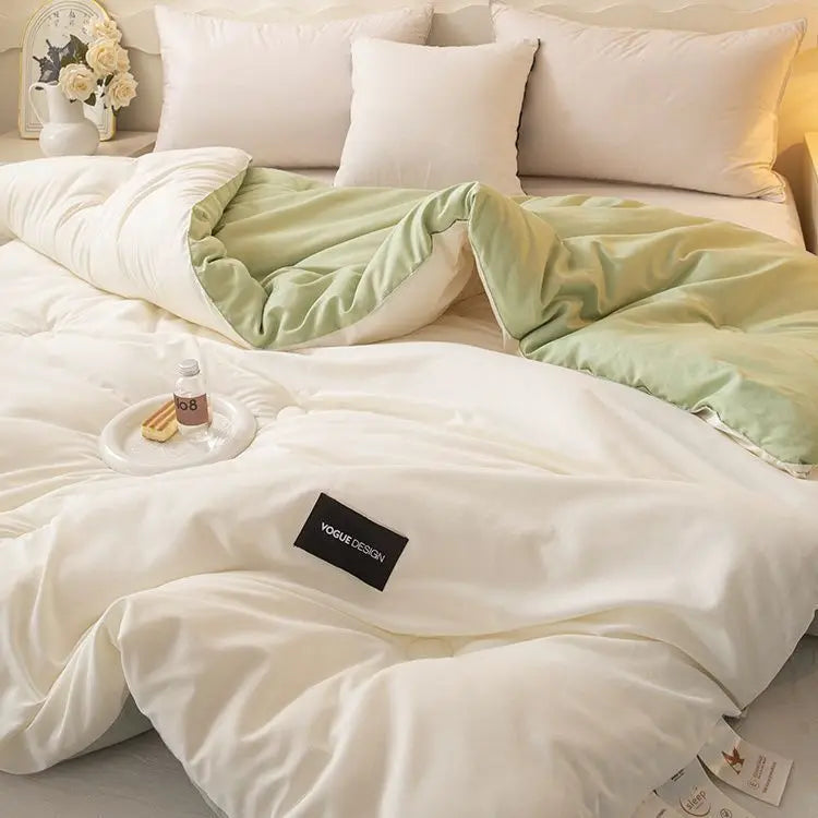 Afralia™ Soya Fibre Filled Quilted Comforter Blanket Core