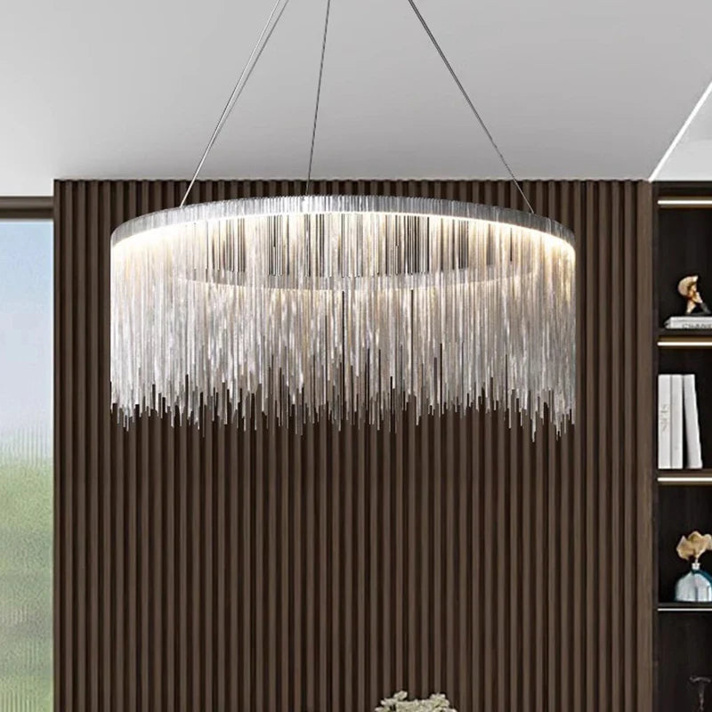 Afralia™ Modern LED Pendant Light Chandeliers for Living Room and Dining Room