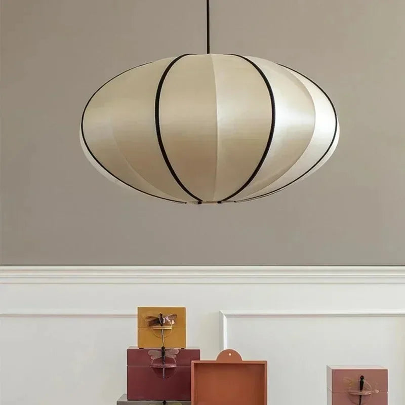 Afralia™ Japanese Umbrella Pendant Lamp - LED Ceiling Lantern for Living Room Bedroom Office