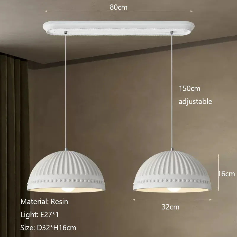 Afralia™ French Cream Style LED Chandelier for Restaurant Bar and Kitchen