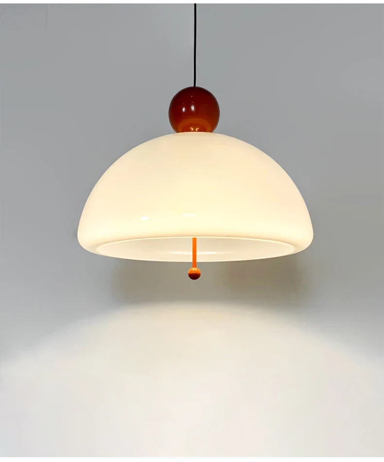 Afralia™ Modern Bauhaus Glass Pendant Lamp for Restaurant, Bedroom, Study and Coffee Shop