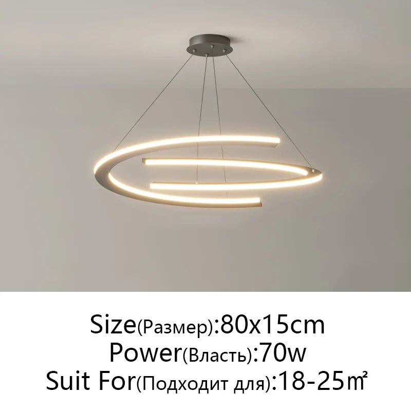 Afralia™ Modern Luxury Chandelier: Minimalist Nordic Living Room Pendant Lamp