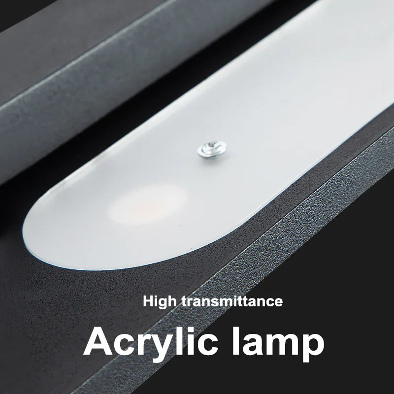 Afralia™ LED Wall Light Aluminum Bedroom Living Room Decor Sconce Fixture