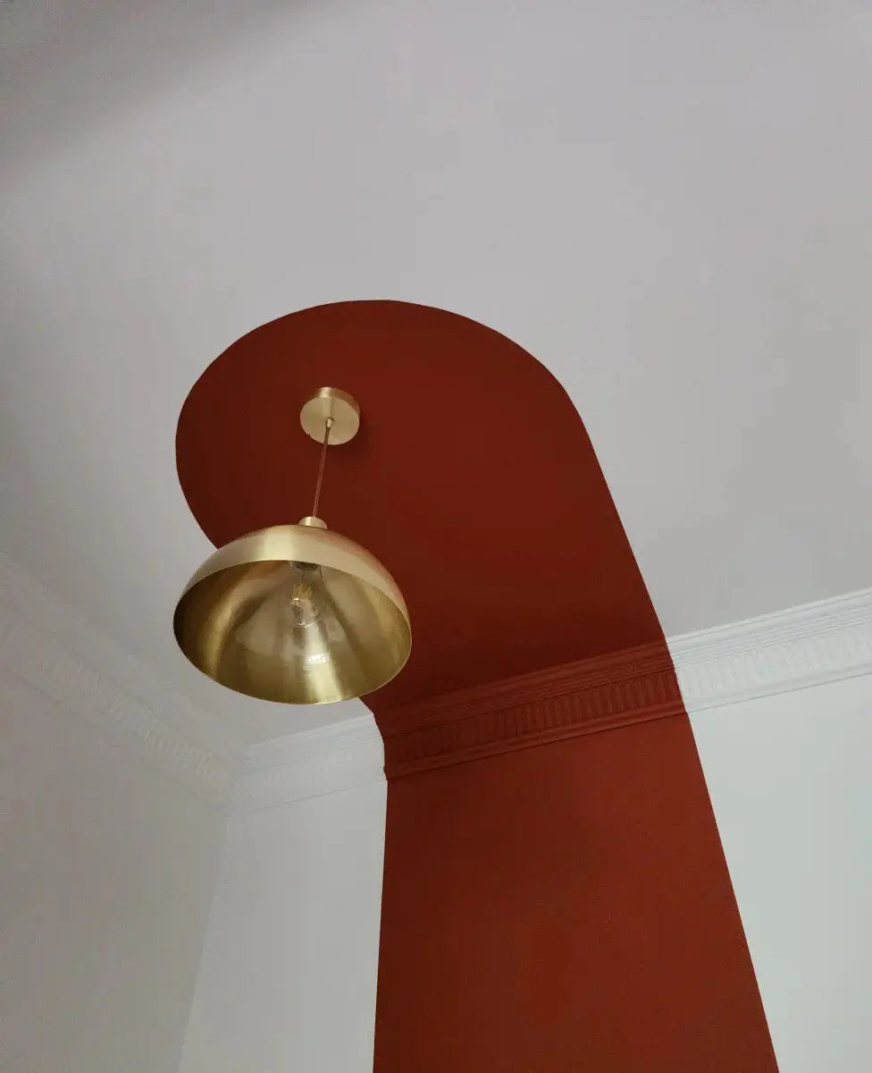 Afralia™ Copper Chandelier: Nordic Minimalist Gold Pendant Lamp, Luxurious Indoor Decor