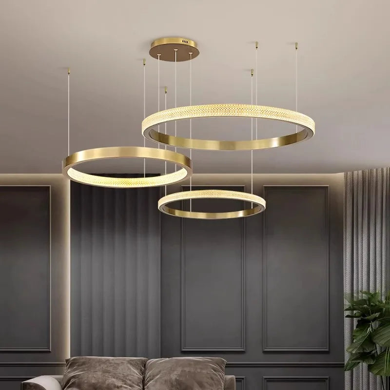 Afralia™ LED Pendant Chandeliers for Modern Living Room and Dining Room