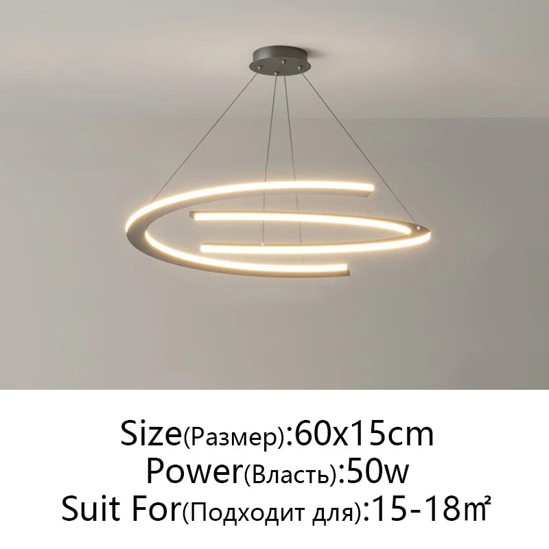 Afralia™ Modern Luxury Chandelier: Minimalist Nordic Living Room Pendant Lamp
